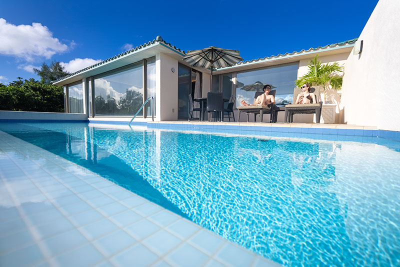 全室プライベートプールつき