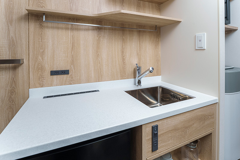 キッチン付きのお部屋もご用意